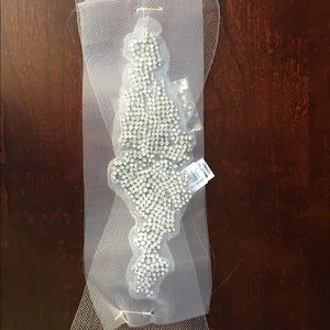 White by Vera Wang wedding sash