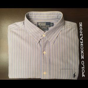 Polo Ralph Lauren Lowell Two Ply Cotton Shirt.