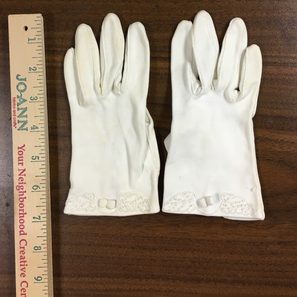 Cotton Vintage washable girls gloves