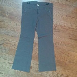 Old Navy Gray Maternity Trousers - Size 12