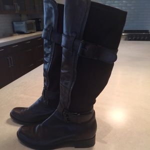 Cole Haan Brown Leather and Suede Boots
