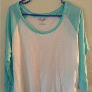 Baseball style tee