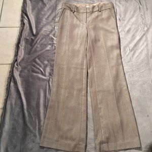 Herringbone wide legged dress pants