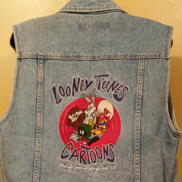 Warner Bros. Tops - WB Looney Tunes Denim Vest