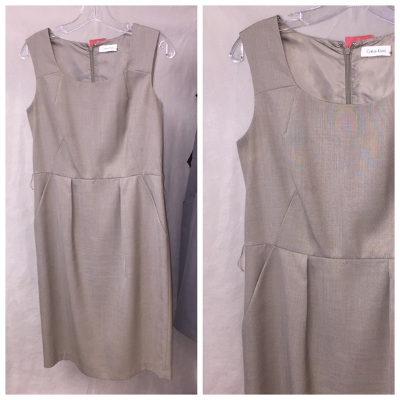 Calvin Klein Dresses - Beige Calvin Klein Shift Dress Calvin Klein Dresses - Beige Calvin Klein Shift Dress