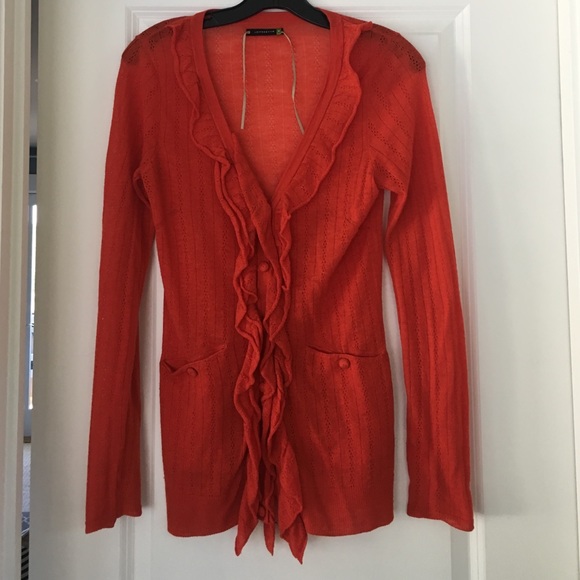 Leifsdottir Ruffle Front Cardigan