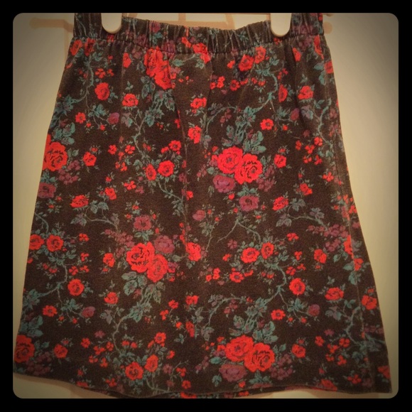 Girls Floral Skirt