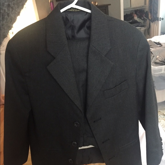 Size 8 boys suit - Charcoal grey