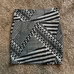 Zig Zag mini skirt