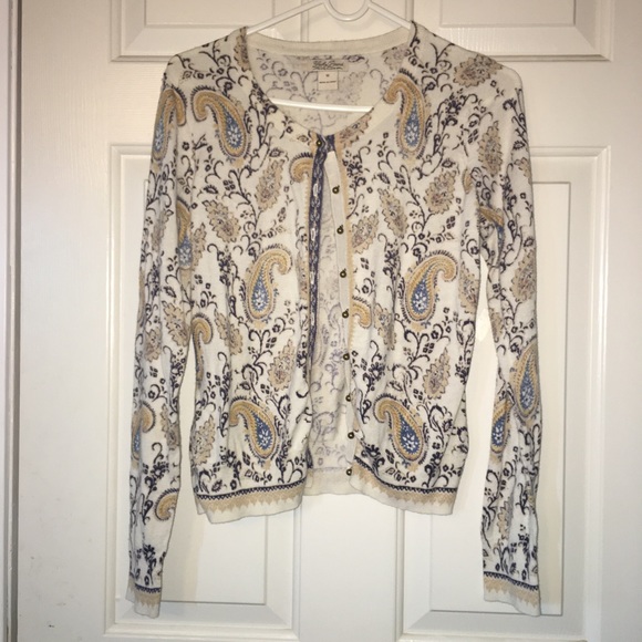 🚫 SOLD 🚫Lucky Brand Bandana Cardigan Size Medium