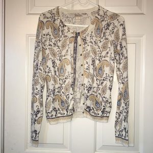 🚫 SOLD 🚫Lucky Brand Bandana Cardigan Size Medium