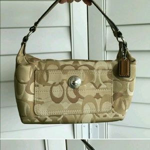 Authentic coach mini handbag