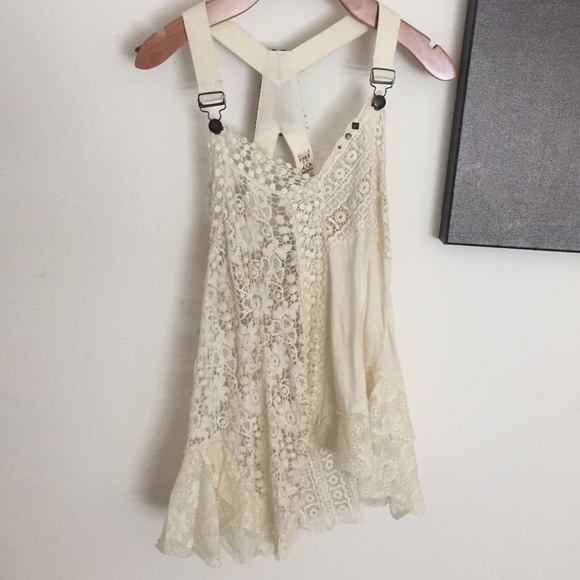 Free People Lace Tank Top