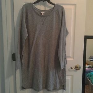 Raglan sweater dress