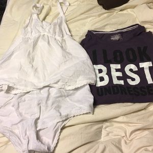 VS pjs and Betsy Johnson shorts