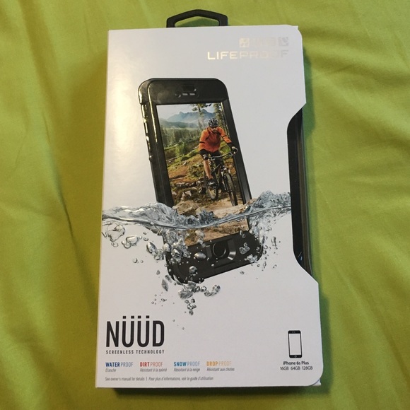 iPhone 6s Plus black NÜÜD life proof case