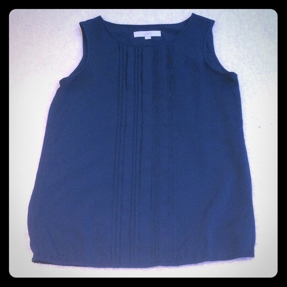 Loft dark teal blouse