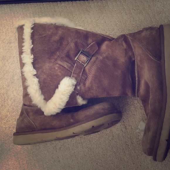 Furry ugg boots! They are super cute and perfect