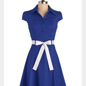 Modcloth Soda Fountain Dress