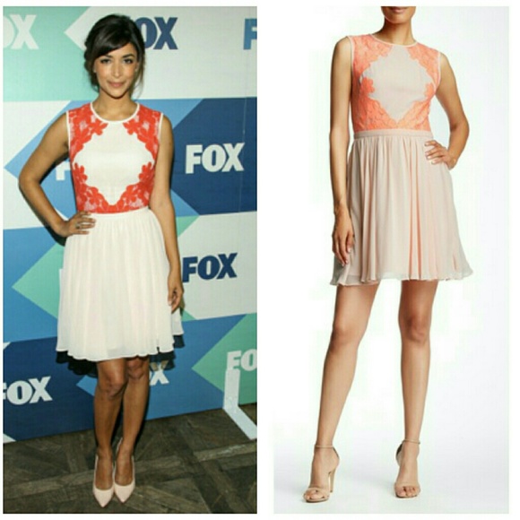 2DAY ONLY ❤Ted Baker Vember Lace Color Block Dress