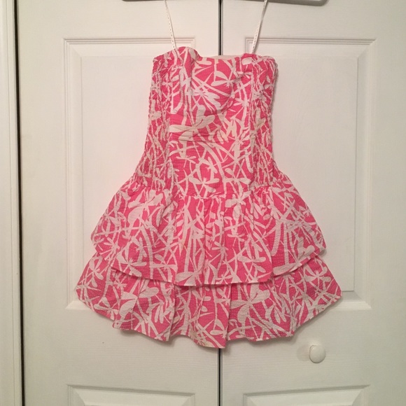 Lilly Pulitzer strapless dress