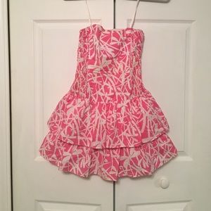 Lilly Pulitzer strapless dress