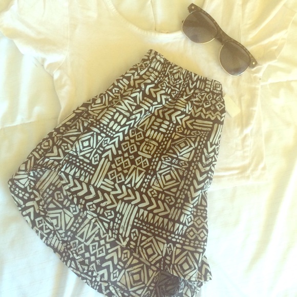 Hi Rise Tribal Shorts