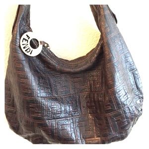Fendi Leather Hobo Bag