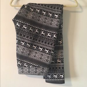 Fleece lined leggings