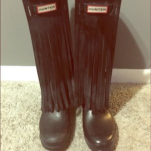 Hunter Boots w/ Fringe