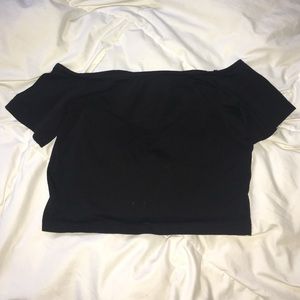 black crop top