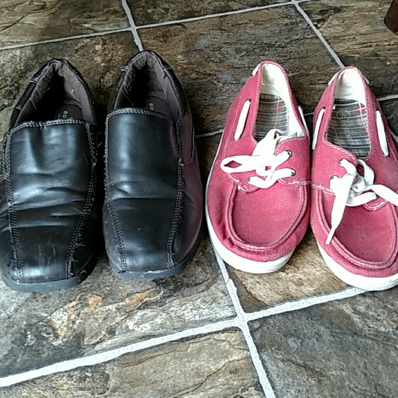 Boys dress shoes bundle size 5