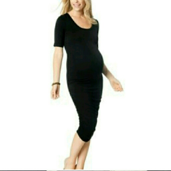 Motherhood Maternity classy black dress