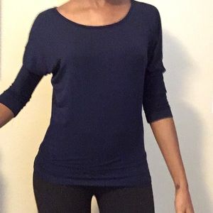 Navy blue top