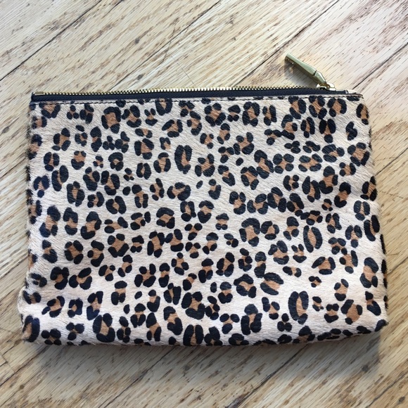 JCrew leather pouch