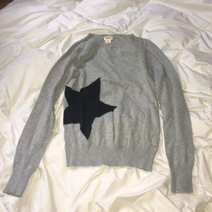 grey star sweater