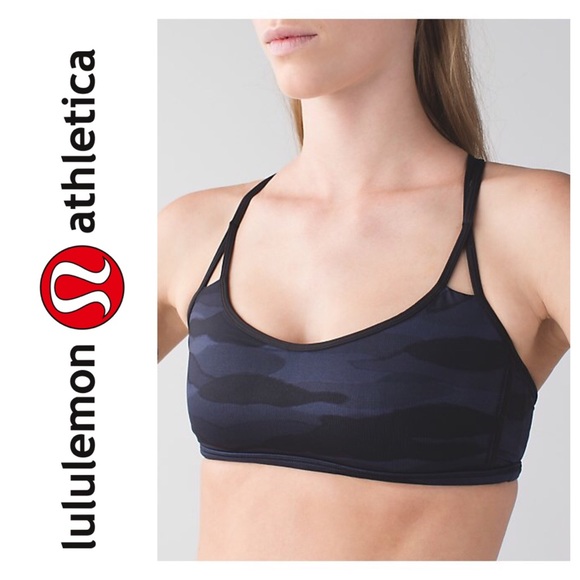 NWOT Lululemon Lighten Up Bra in Coast Camo - Picture 2 of 4