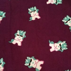 Lularoe TC Gangster Unicorns with Sunglasses NWT