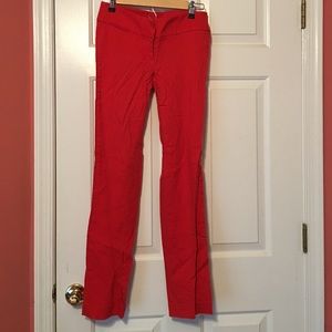 Ann Taylor Loft red pants