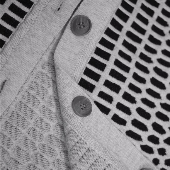 NWT Varsity Bomber Cardigan Jacket Reversible Wool - Picture 4 of 4