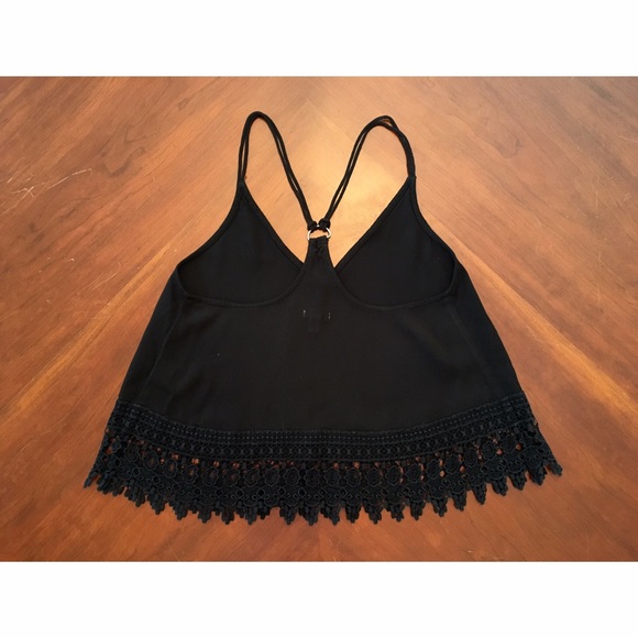 *Sold on Merc* Urban Outfitters Crochet Trim Top - Picture 2 of 4