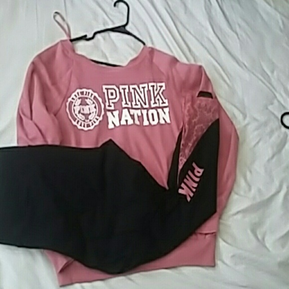 pink slouchy set