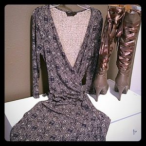 BCBG  MAXAZRIA WRAP DRESS