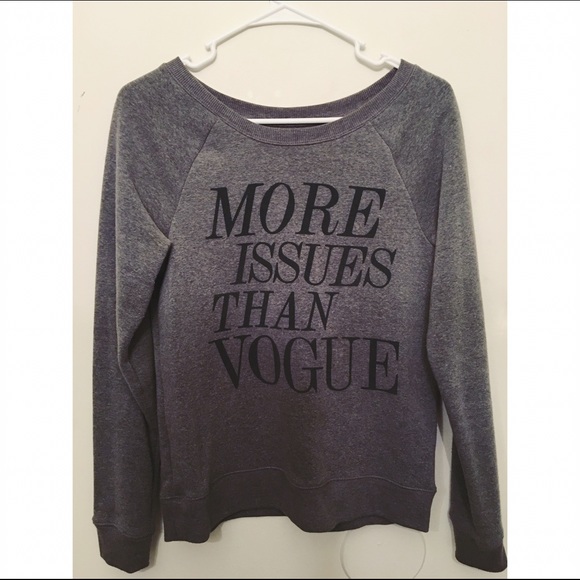 "More Issues Than Vogue" Fall Sweater 🍂