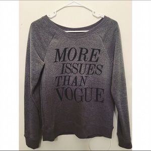 "More Issues Than Vogue" Fall Sweater 🍂