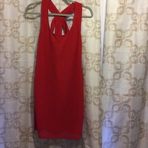 BCBG RED MINI DRESS SIZE S