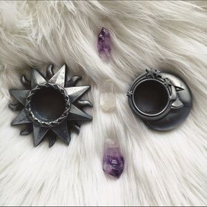The Sun & The Moon Candle Holders