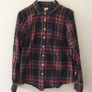 Jcrew plaid button down