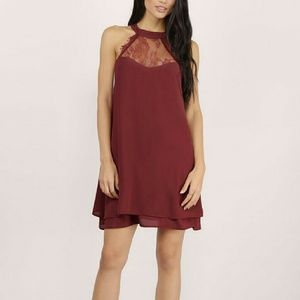 Wanderer Lace Panel Shift Dress