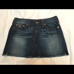 True Religion denim skirt "Sadie".